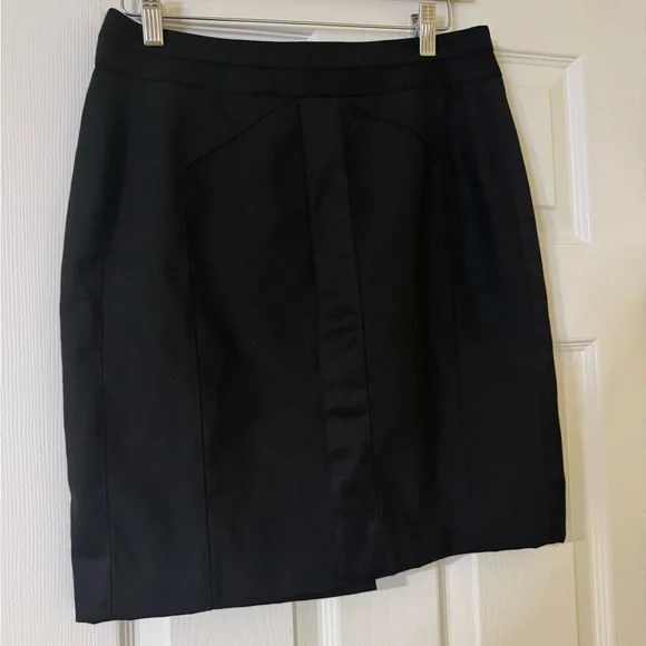 Ann Taylor Pencil Black Skirt Size 8 - Picture 1 of 4